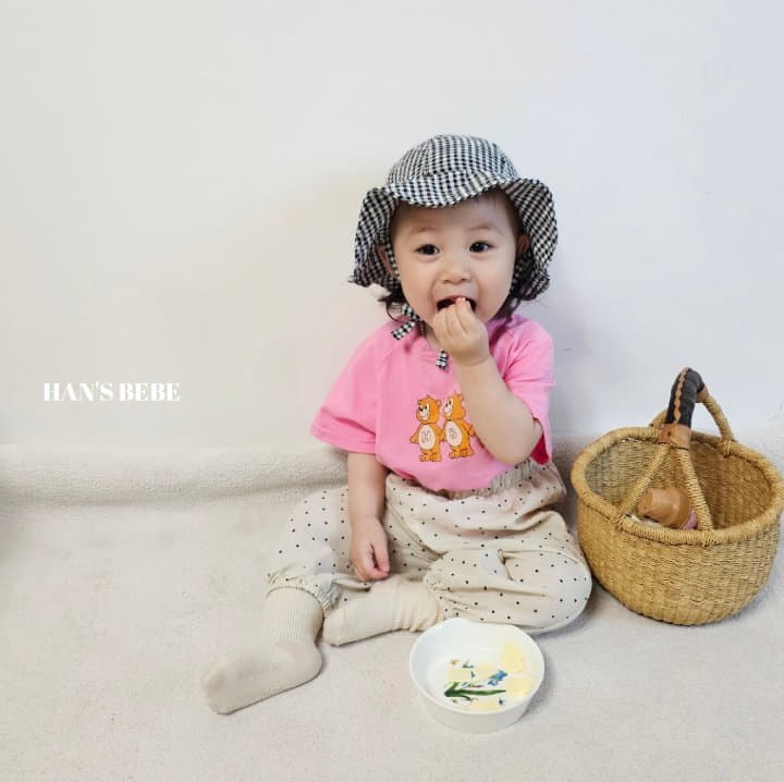 Han's - Korean Baby Fashion - #babylifestyle - Bebe Three Bears Tee - 11