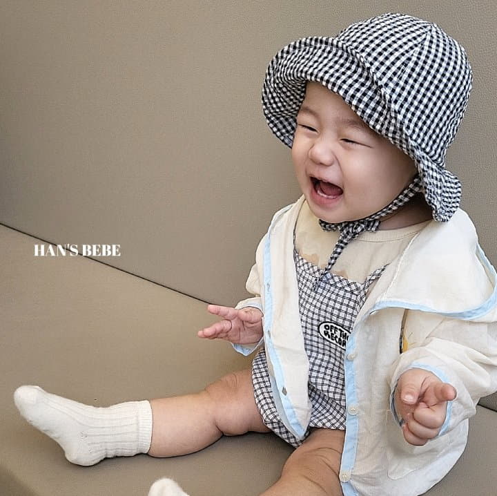 Han's - Korean Baby Fashion - #babylifestyle - Bebe Piping Bodysuit - 2