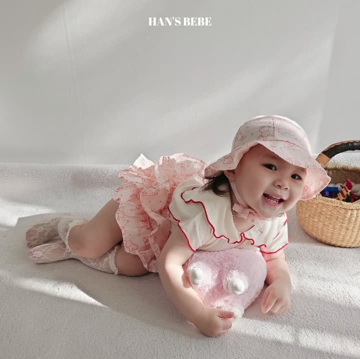 Han's - Korean Baby Fashion - #babyoninstagram - Bebe Collar Inta Tee - 3