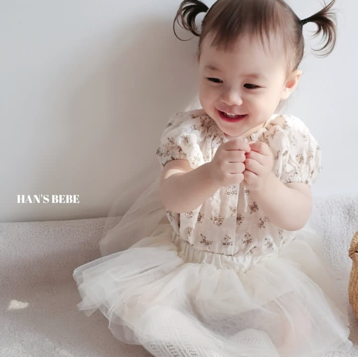 Han's - Korean Baby Fashion - #babylifestyle - Bebe Rosy Shirring Blouse - 4