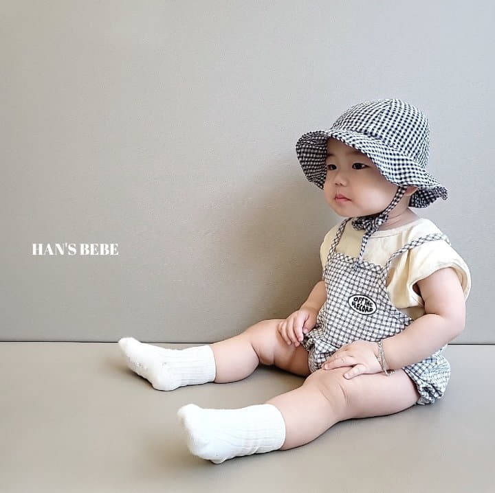 Han's - Korean Baby Fashion - #babyoninstagram - Bebe Piping Bodysuit - 3