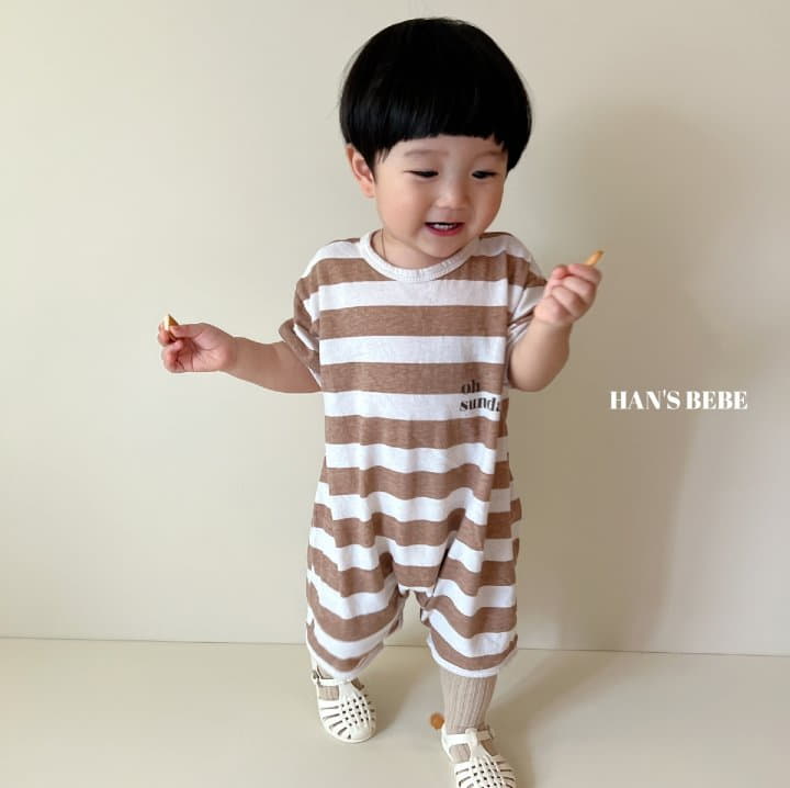 Han's - Korean Baby Fashion - #babyootd - Bebe Sunday Bodysuit