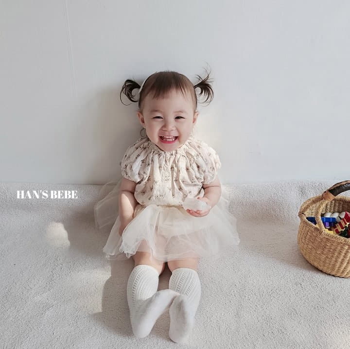 Han's - Korean Baby Fashion - #babyootd - Bebe Rosy Shirring Blouse - 5