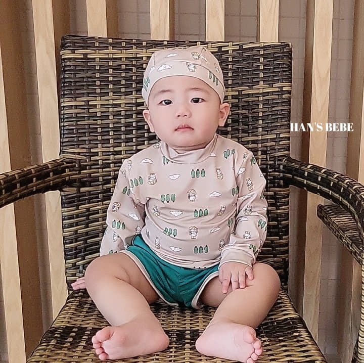 Han's - Korean Baby Fashion - #babyoutfit - Bebe Rabbit Swimwear (Hat+Top+Pants) - 8