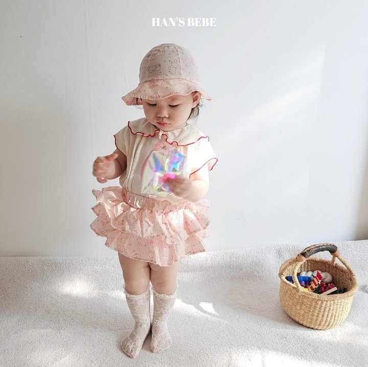 Han's - Korean Baby Fashion - #babyoutfit - Bebe Collar Inta Tee - 6