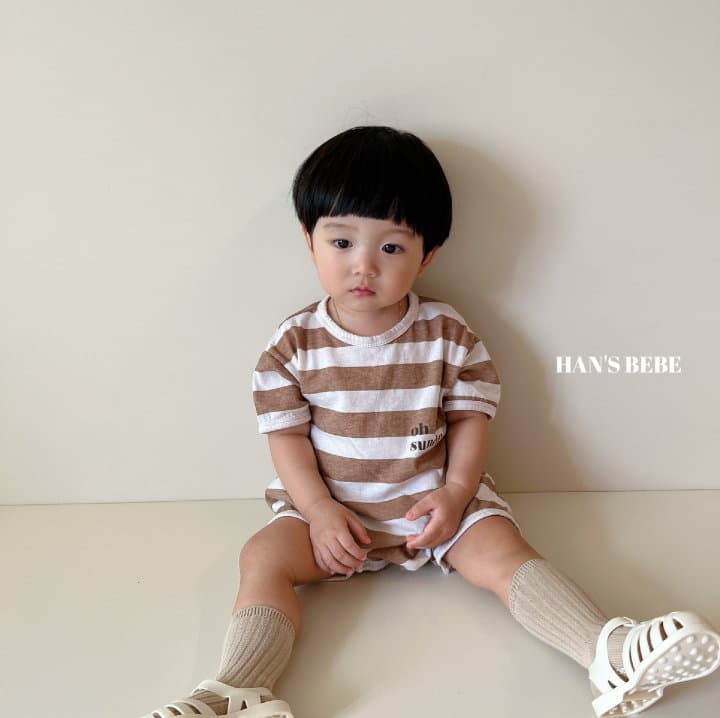 Han's - Korean Baby Fashion - #babyoutfit - Bebe Sunday Bodysuit - 2