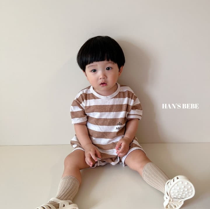 Han's - Korean Baby Fashion - #babyoutfit - Bebe Sunday Bodysuit - 3