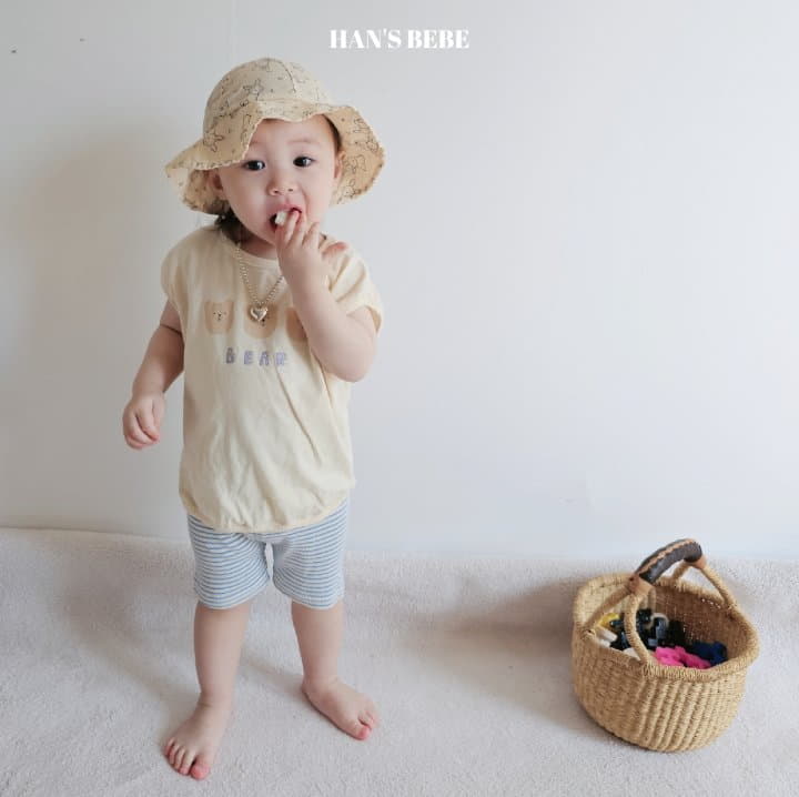 Han's - Korean Baby Fashion - #babyoutfit - Bebe Stripes Leggings