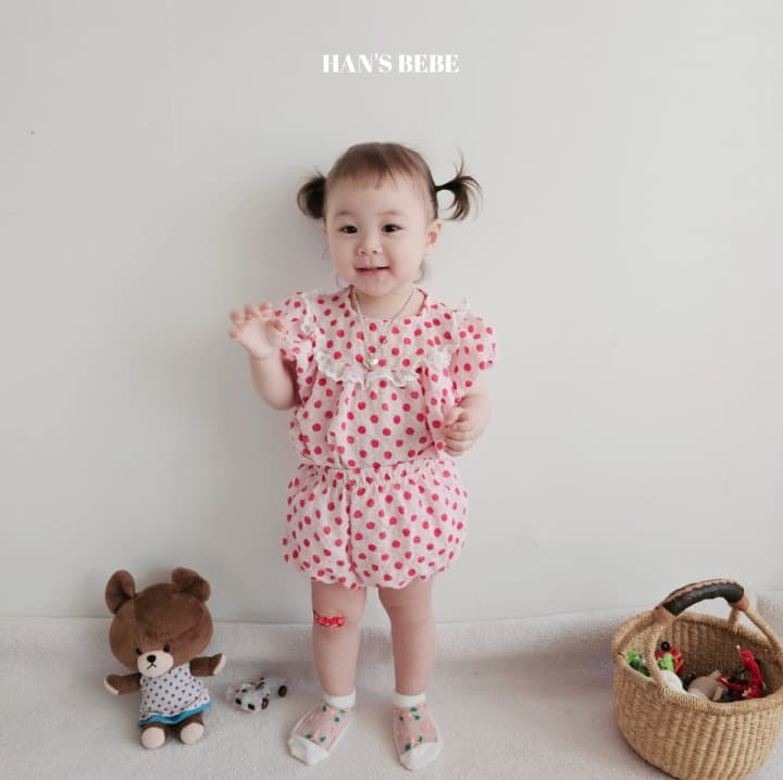 Han's - Korean Baby Fashion - #babyoutfit - Bebe Dot Bloomer - 2