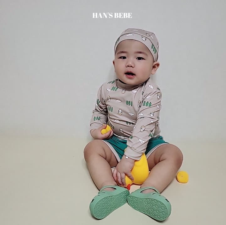 Han's - Korean Baby Fashion - #babywear - Bebe Rabbit Swimwear (Hat+Top+Pants) - 10
