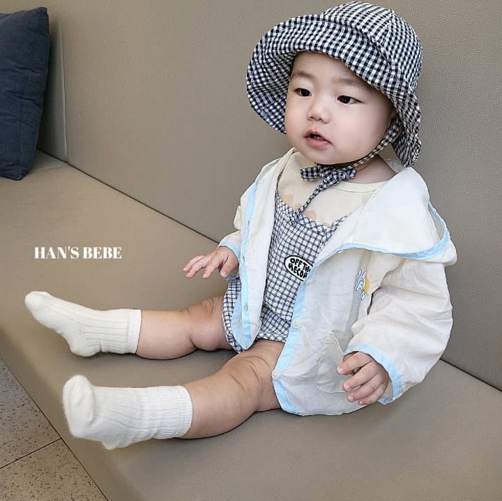 Han's - Korean Baby Fashion - #babywear - Bebe Piping Bodysuit - 7