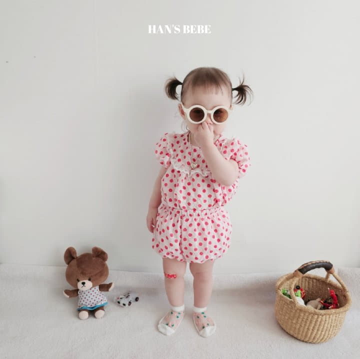 Han's - Korean Baby Fashion - #babywear - Bebe Dot Bloomer - 3