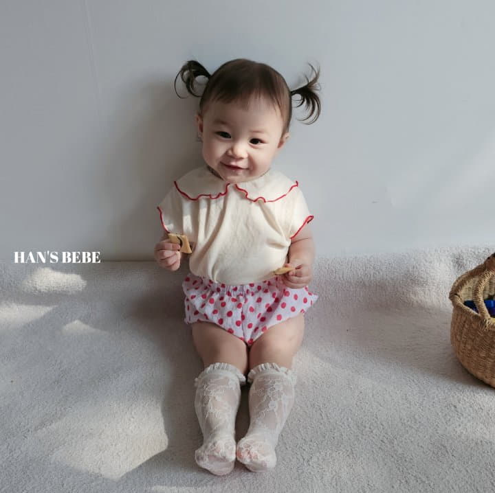 Han's - Korean Baby Fashion - #onlinebabyboutique - Bebe Collar Inta Tee - 8
