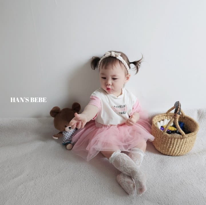 Han's - Korean Baby Fashion - #onlinebabyboutique - Bebe Standard Tee - 3