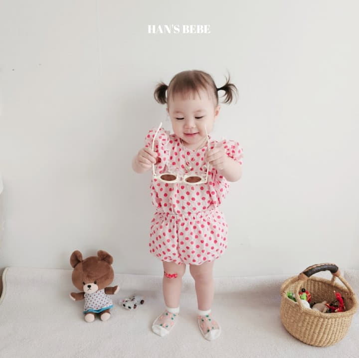 Han's - Korean Baby Fashion - #babywear - Bebe Dot Bloomer - 4