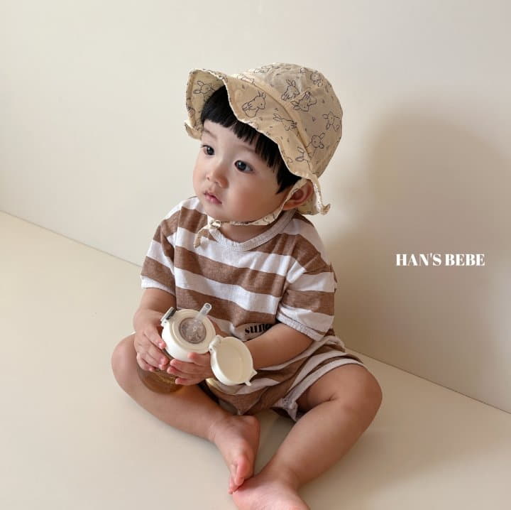 Han's - Korean Baby Fashion - #onlinebabyshop - Bebe Sunday Bodysuit - 6
