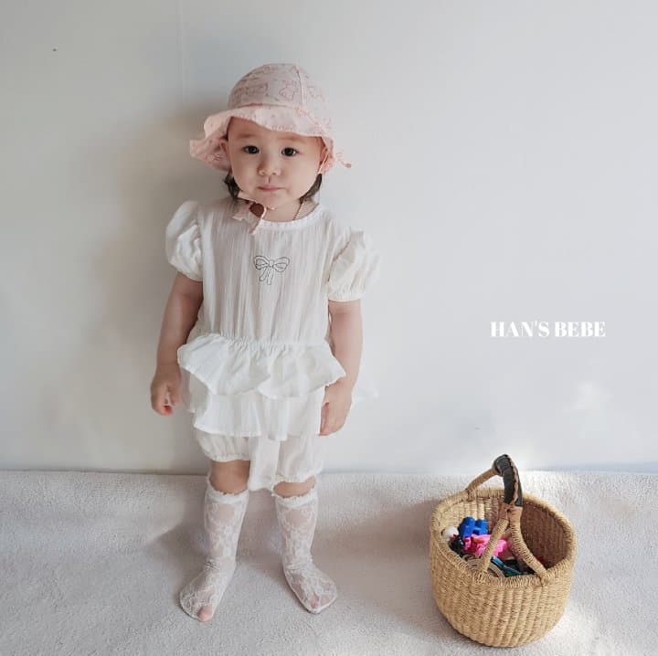Han's - Korean Baby Fashion - #smilingbaby - Bebe Cancan Frill Bodysuit - 11