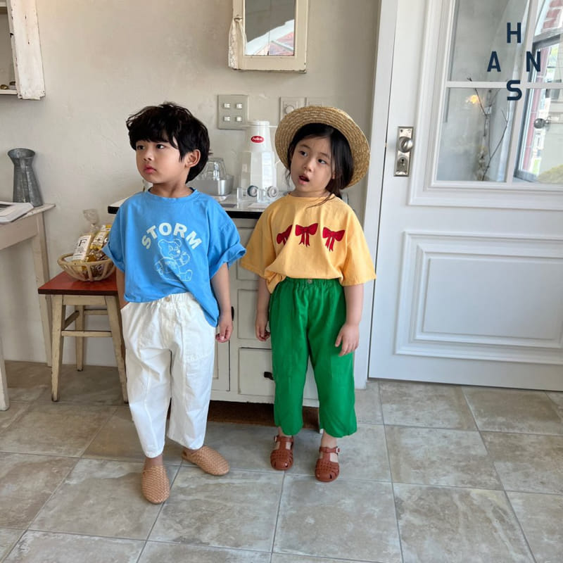 Han's - Korean Children Fashion - #discoveringself - Apple Bear Tee - 4