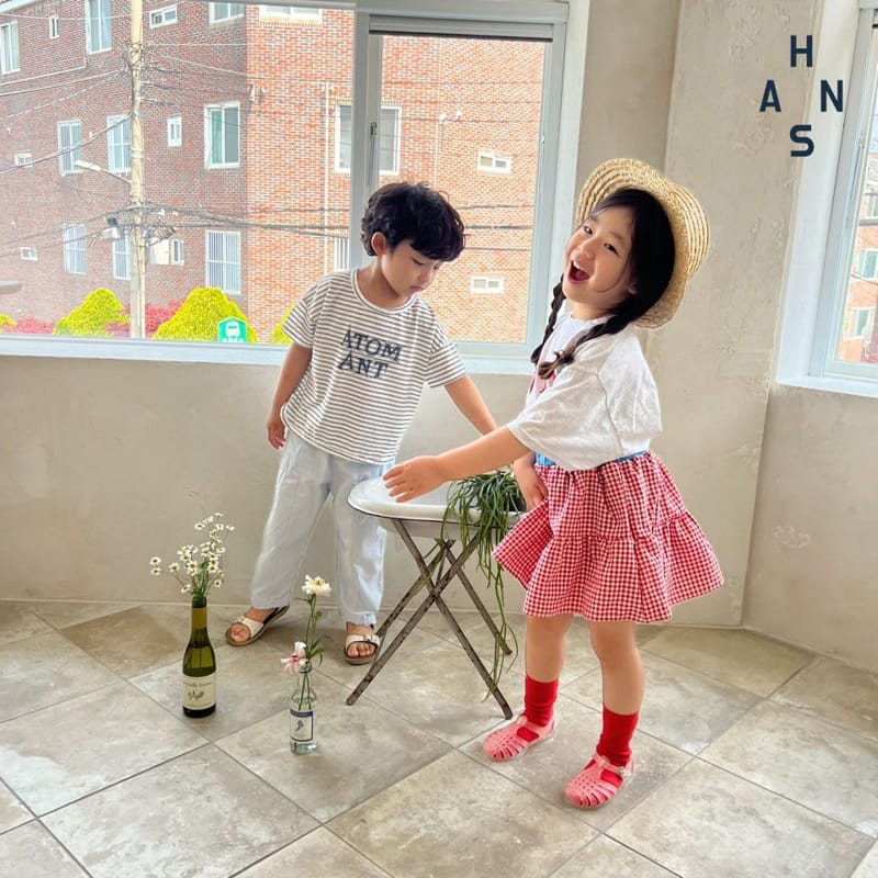 Han's - Korean Children Fashion - #kidsshorts - Ribbon Tee - 6
