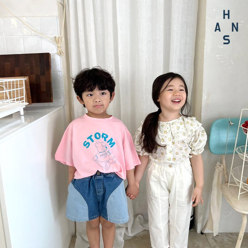 Han's - Korean Children Fashion - #prettylittlegirls - Apple Bear Tee - 12