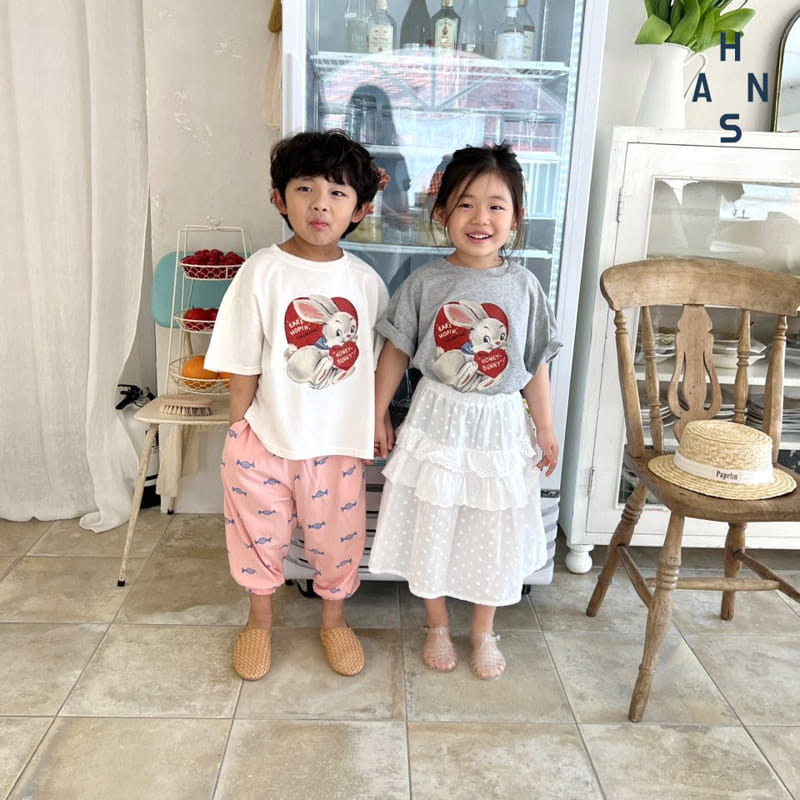 Han's - Korean Children Fashion - #stylishchildhood - Rabbit Tee - 2