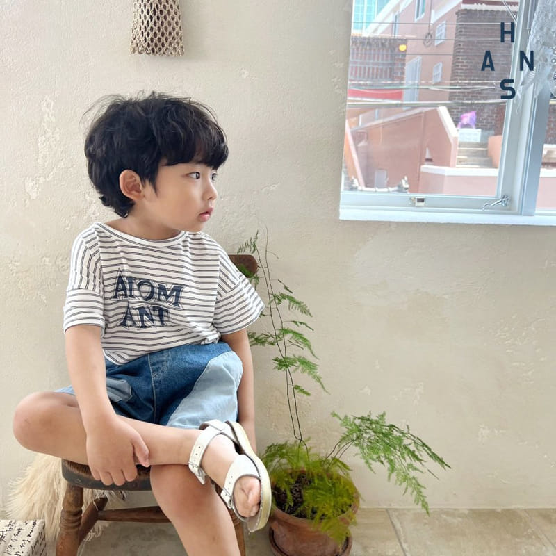 Han's - Korean Children Fashion - #todddlerfashion - And Stripes Tee - 6