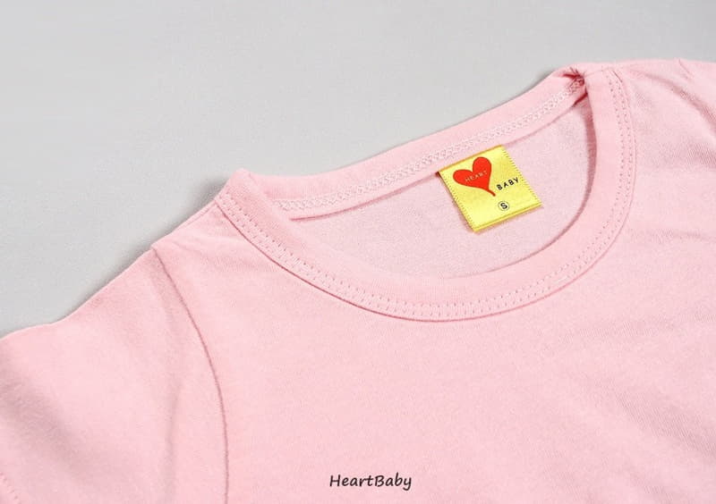 Heart Baby - Korean Children Fashion - #designkidswear - Heart Tee - 2