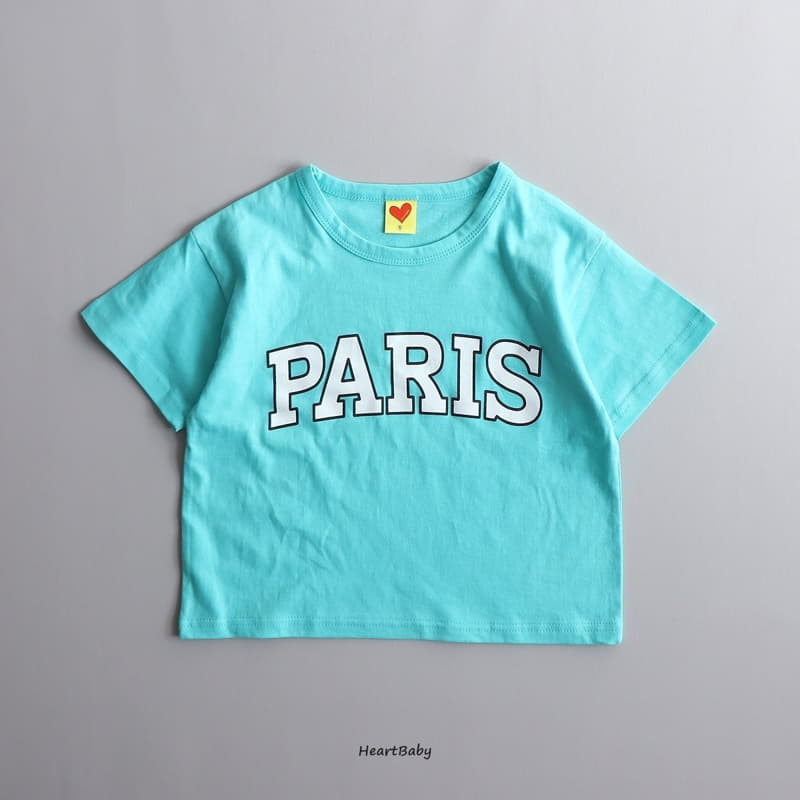 Heart Baby - Korean Children Fashion - #kidsshorts - Paris Top Bottom Set - 12