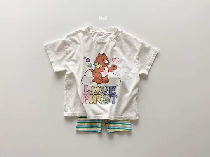 Hei - Korean Children Fashion - #kidsshorts - Bear Long Tee - 12