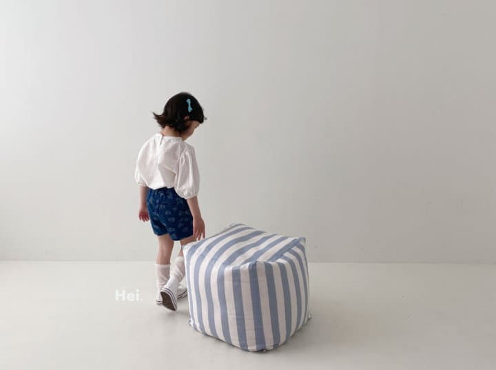 Hei - Korean Children Fashion - #magicofchildhood - Heart Denim Shorts - 10