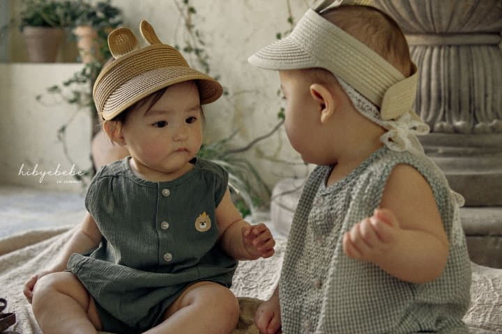 Hi Byebebe - Korean Baby Fashion - #babyboutiqueclothing - Bebe Button Sleeveless Bodysuit - 4