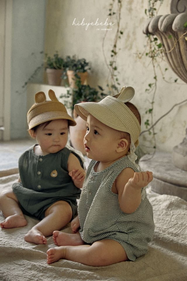 Hi Byebebe - Korean Baby Fashion - #babyoutfit - Bebe Button Sleeveless Bodysuit - 12