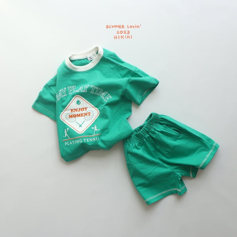 Hikiki - Korean Children Fashion - #toddlerclothing - Tennis Top Bottom Set - 9