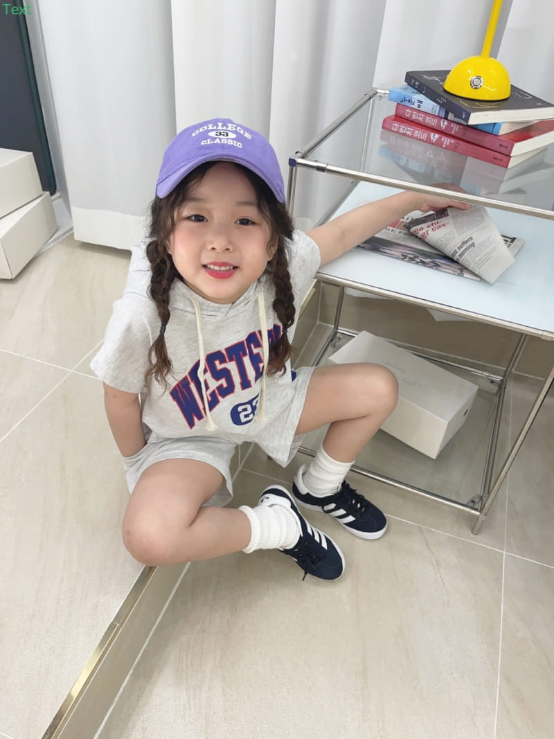Honeybee - Korean Children Fashion - #stylishchildhood - Hoody Cape Top Bottom Set - 4