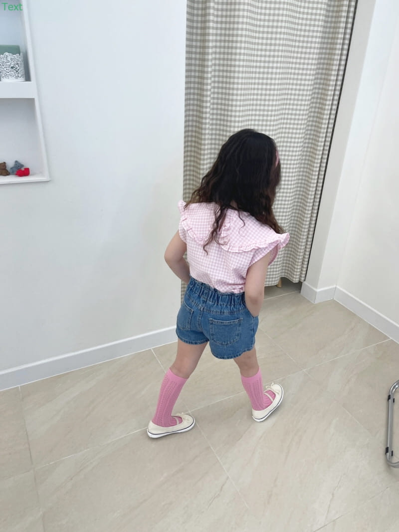 Honeybee - Korean Children Fashion - #kidsstore - Check Sleeveless Blouse - 9