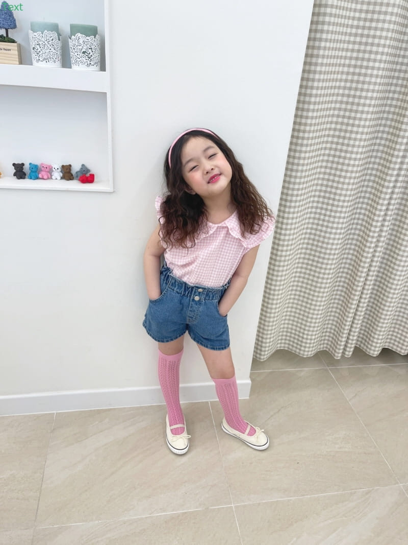 Honeybee - Korean Children Fashion - #littlefashionista - Check Sleeveless Blouse - 12