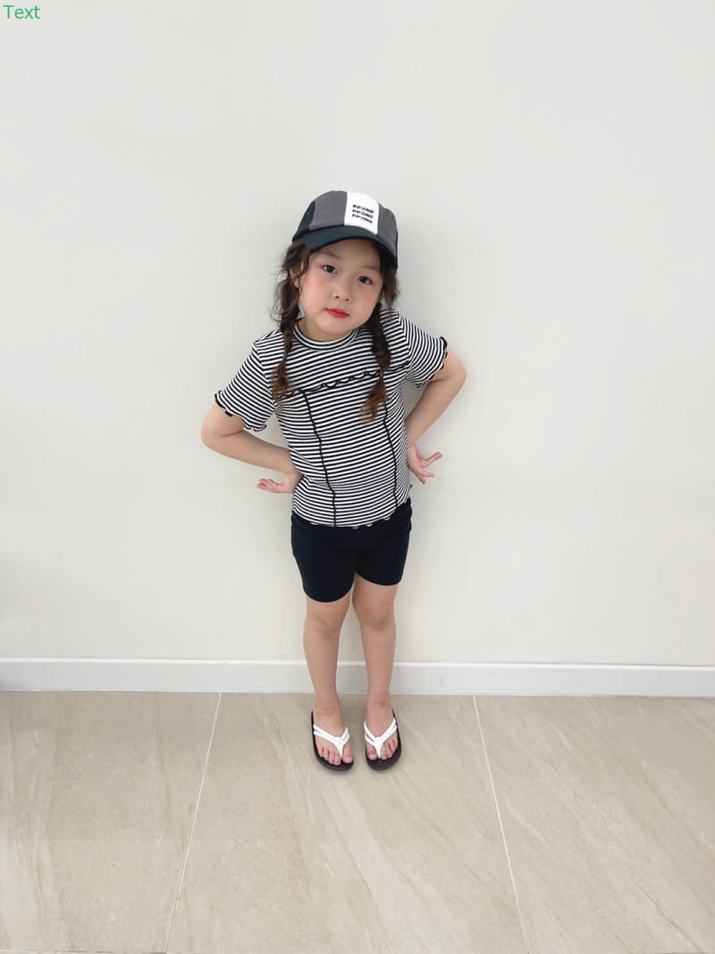 Honeybee - Korean Children Fashion - #littlefashionista - Stripes Rib Tee - 8