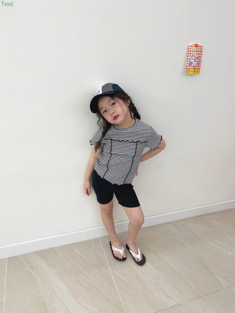 Honeybee - Korean Children Fashion - #prettylittlegirls - Stripes Rib Tee - 11
