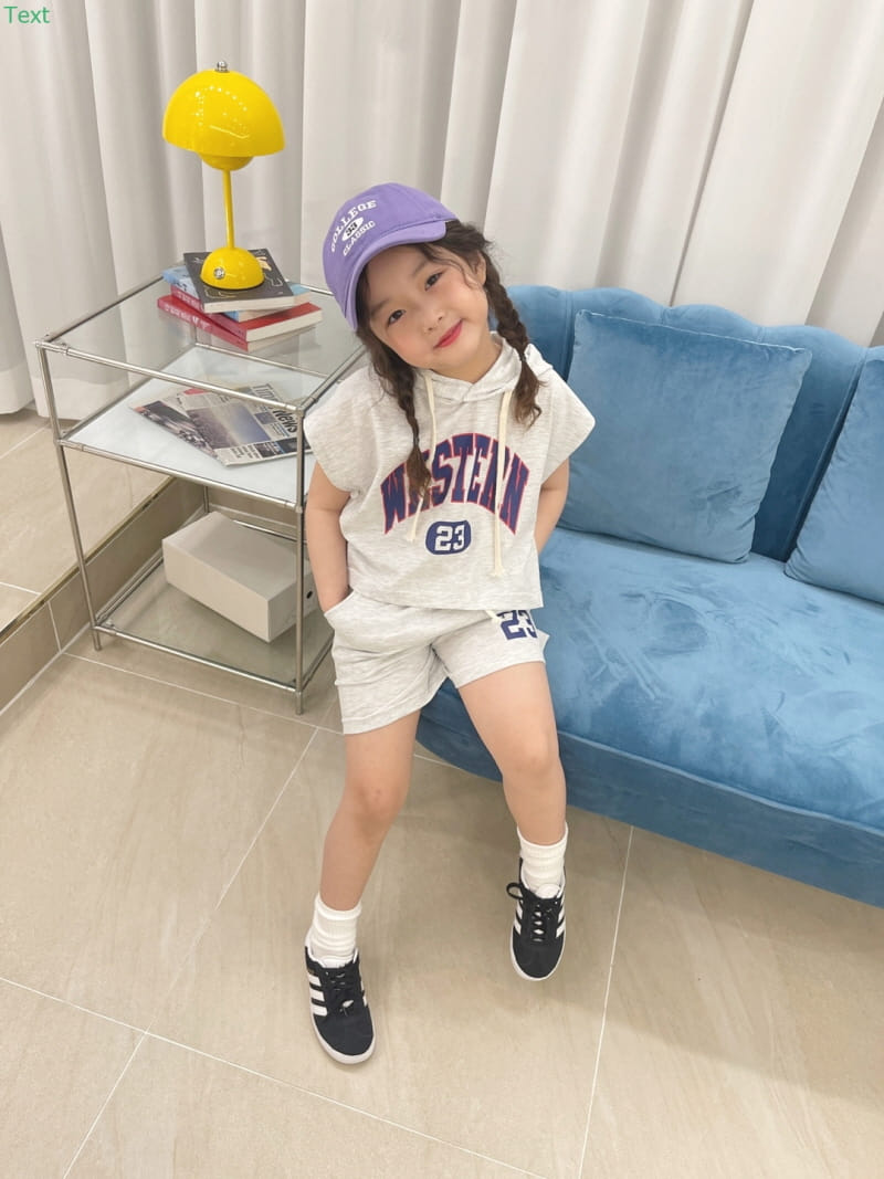 Honeybee - Korean Children Fashion - #stylishchildhood - Hoody Cape Top Bottom Set - 3