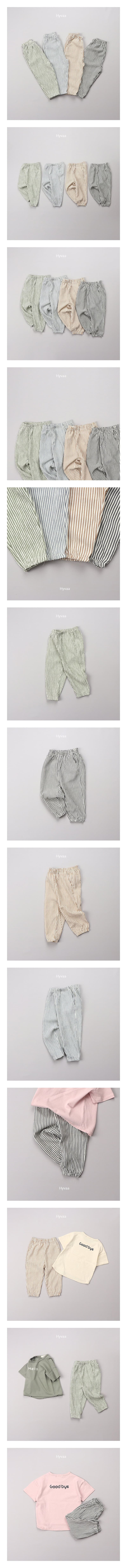 Hyvaa - Korean Children Fashion - #discoveringself - Stripes Pants