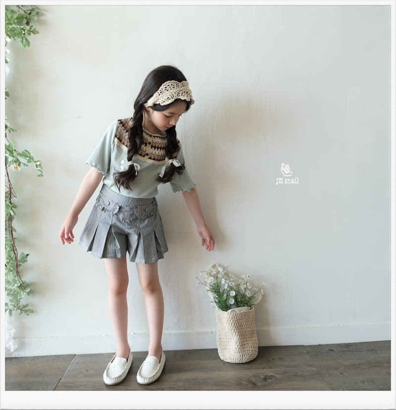 JM Snail - Korean Children Fashion - #Kfashion4kids - Wrinkle Currot Skirt - 7