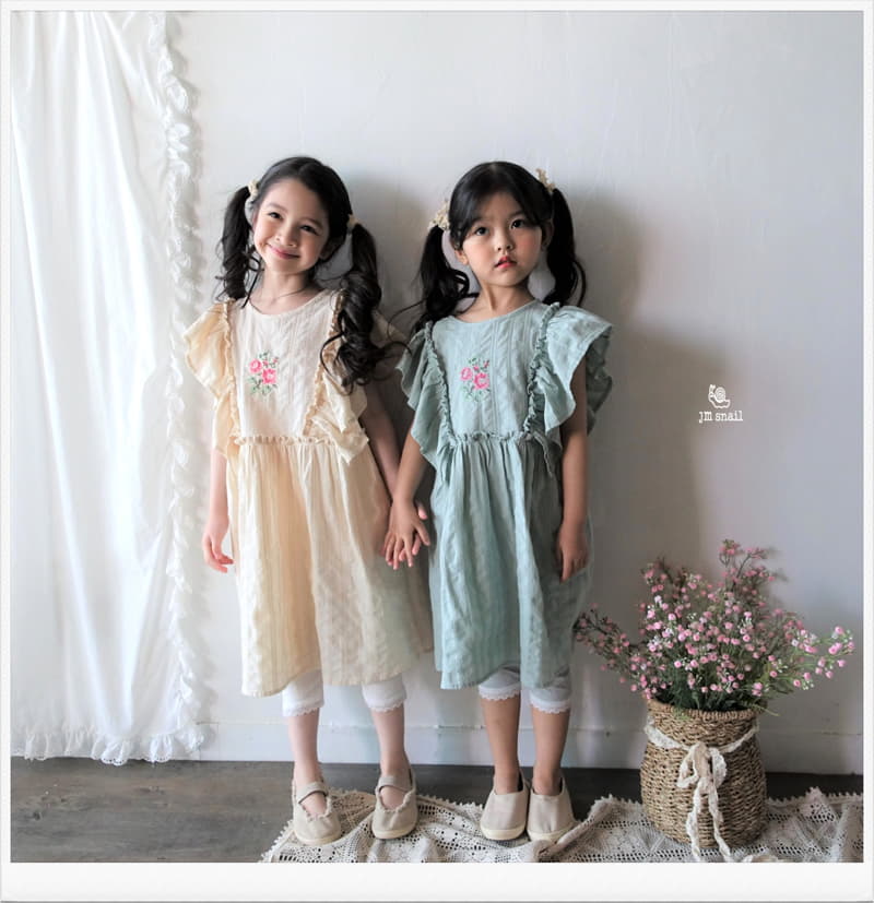 JM Snail - Korean Children Fashion - #Kfashion4kids - Rose One-piece - 2