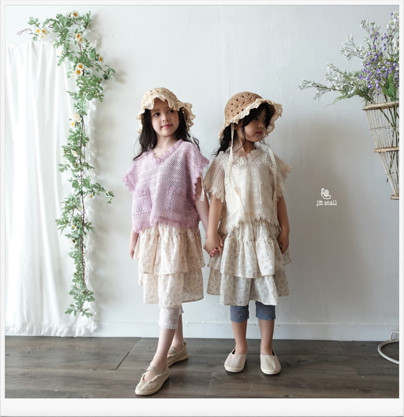 JM Snail - Korean Children Fashion - #Kfashion4kids - Flower Lace Leggings - 7