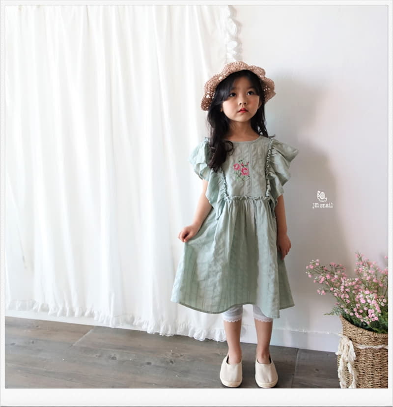 JM Snail - Korean Children Fashion - #childrensboutique - Rose One-piece - 9