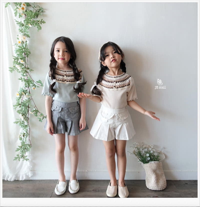 JM Snail - Korean Children Fashion - #designkidswear - Wrinkle Currot Skirt