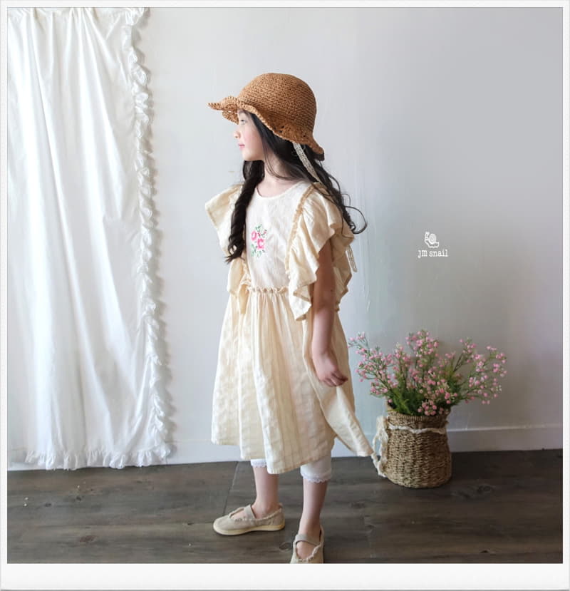 JM Snail - Korean Children Fashion - #designkidswear - Rose One-piece - 10