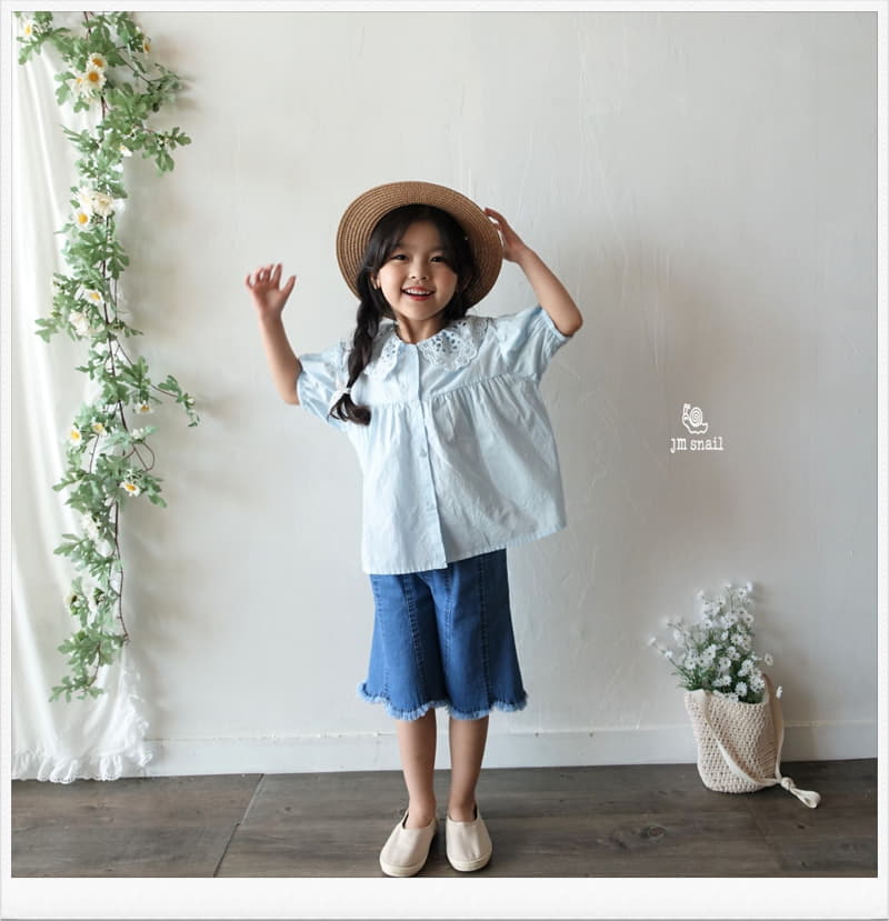 JM Snail - Korean Children Fashion - #discoveringself - Bonita Collar Blouse - 7