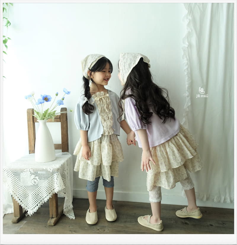 JM Snail - Korean Children Fashion - #designkidswear - Popcorn Flower Smog Cardigan - 4