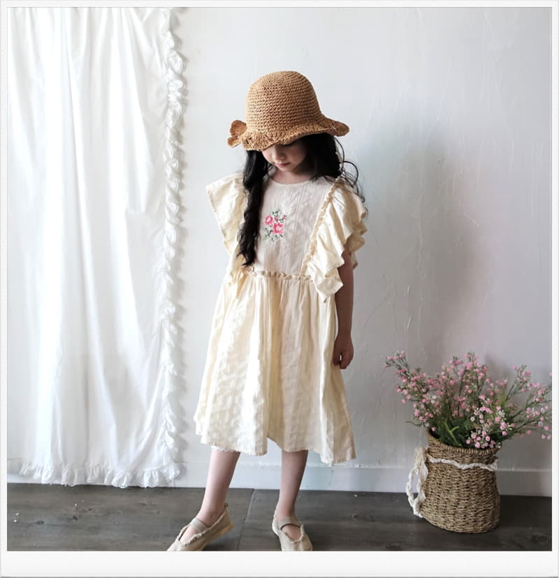 JM Snail - Korean Children Fashion - #fashionkids - Rose One-piece - 12