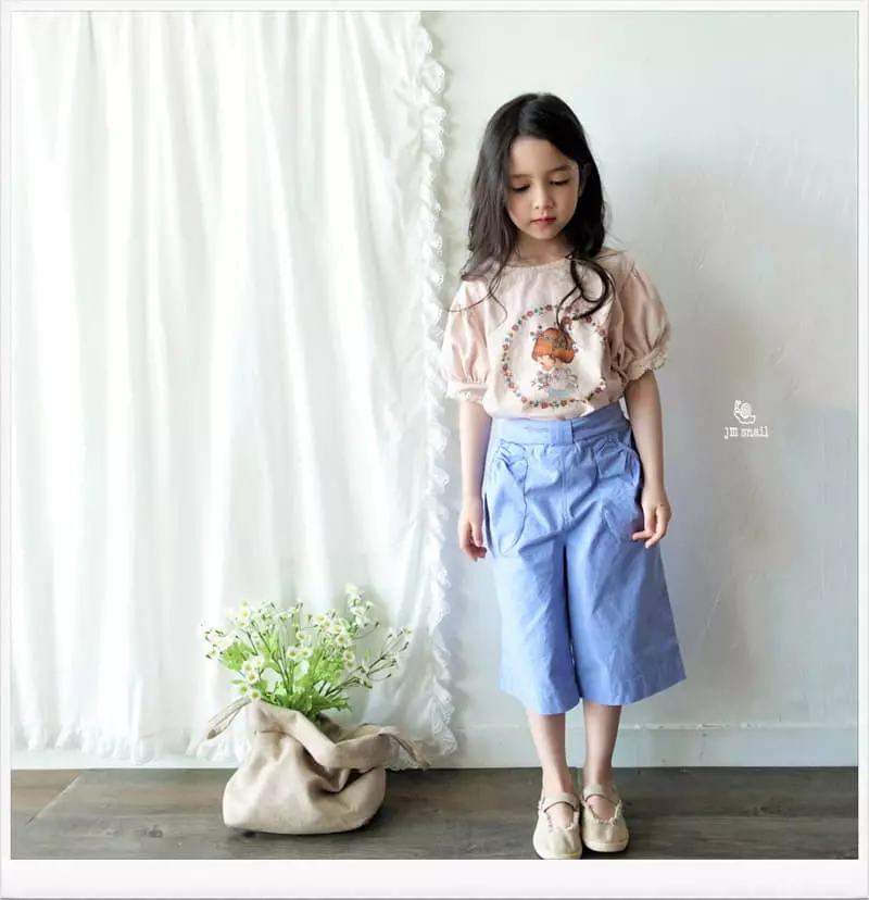 JM Snail - Korean Children Fashion - #littlefashionista - Girl Puff Tee - 9